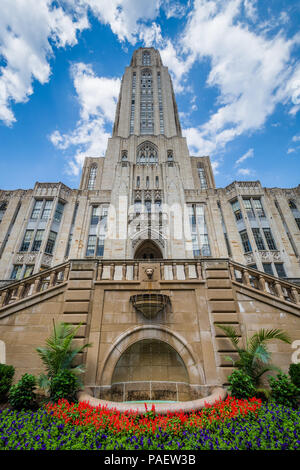 Der Dom des Lernens an der Universität von Pittsburgh, Pittsburgh, Pennsylvania Stockfoto
