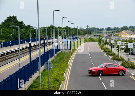 Oxford Parkway Bahnhof Stockfoto