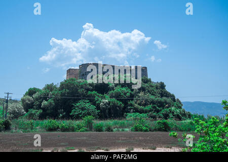 Schloss von Grivas in Lefkas ionische Insel in Griechenland. Es wurde 1807 von Ali Pasha von Ioannina gebaut Stockfoto