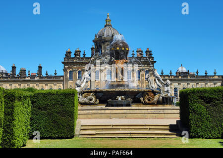 Castle Howard Herrenhaus in der Nähe von York, North Yorkshire, England Stockfoto