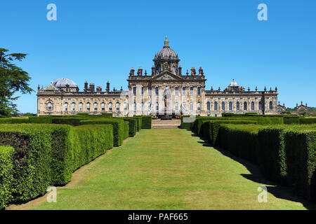 Castle Howard Herrenhaus in der Nähe von York, North Yorkshire, England Stockfoto