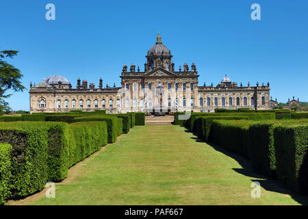 Castle Howard Herrenhaus in der Nähe von York, North Yorkshire, England Stockfoto