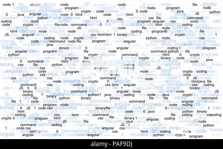 Abstrakte Codierung Zusammensetzung Stock Vektor