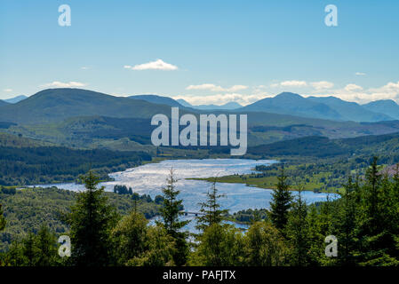 Landschaft von Loch Eil am Hochland in Schottland, Großbritannien Stockfoto