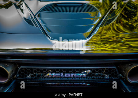 2018 McLaren 720S Supercar close-up Detail am Goodwood Festival 2018 von Geschwindigkeit, Sussex, UK. Stockfoto