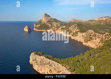 Berühmte Cap de Formentor Formentor" (Kap) auf der spanischen Insel Mallorca Stockfoto