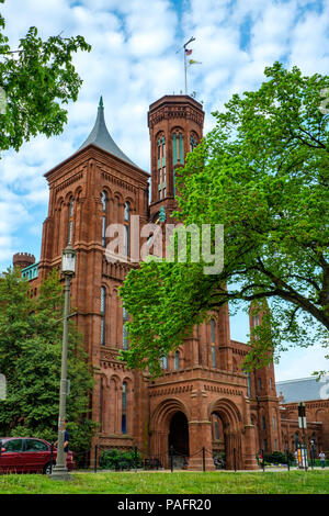 Smithsonian Institution Building, Smithsonian Museum, 900 Jefferson Drive SW, Washington DC Stockfoto