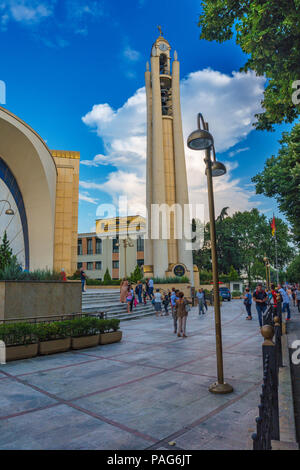 Die Auferstehung Christi Orthodoxe Kathedrale in Tirana. Tirana ist die Hauptstadt von Albanien, Südosteuropa Stockfoto