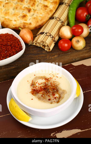 Joghurt Suppe Stockfoto