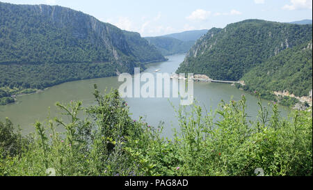 Kazan Schlucht Donau Serbien Stockfoto