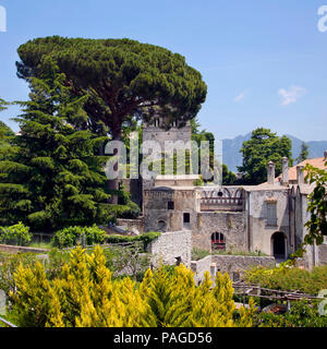 Villa Rufolo in Ravello, Italien Stockfoto