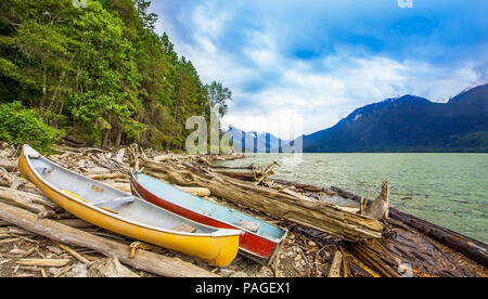 In Lillooet Lake am Pemberton British Columbia Kanada Stockfoto