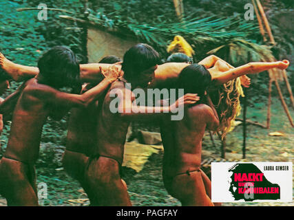 Emanuelle e Gli ultimi cannibali, alias: Nackt unter Kannibalen, alias: Emanuelle und die letzten Kannibalen, Italien 1977, Regie: Joe D'Amato, Darsteller: Laura Gemser Stockfoto