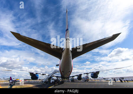 Farnborough, Großbritannien. Juli 2018 21. 17/07/2018 Bilder von der internationalen Luftfahrtausstellung in Farnborough. Credit: Paul Burgman/Alamy leben Nachrichten Stockfoto