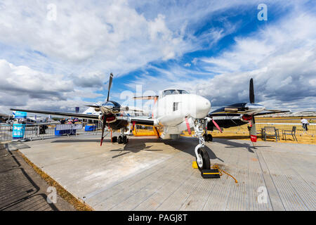 Farnborough, Großbritannien. Juli 2018 21. 17/07/2018 Bilder von der internationalen Luftfahrtausstellung in Farnborough. Credit: Paul Burgman/Alamy leben Nachrichten Stockfoto