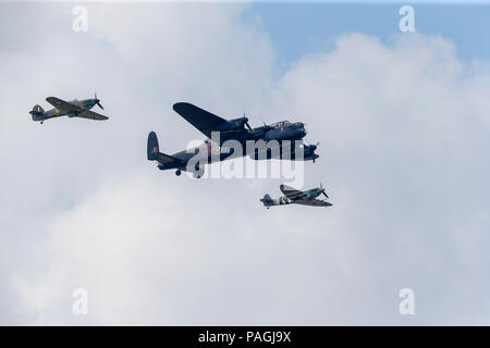 Farnborough, Großbritannien. Juli 2018 21. 21/07/2018 Bilder von der internationalen Luftfahrtausstellung in Farnborough. Credit: Paul Burgman/Alamy leben Nachrichten Stockfoto