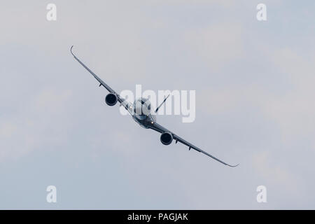 Farnborough, Großbritannien. Juli 2018 21. 21/07/2018 Bilder von der internationalen Luftfahrtausstellung in Farnborough. Credit: Paul Burgman/Alamy leben Nachrichten Stockfoto