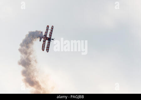 Farnborough, Großbritannien. Juli 2018 21. 21/07/2018 Bilder von der internationalen Luftfahrtausstellung in Farnborough. Credit: Paul Burgman/Alamy leben Nachrichten Stockfoto