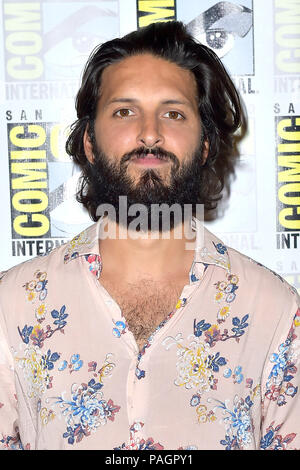 San Diego, USA. 20. Juli 2018. Shazad Latif am Fotoshooting für die CBS TV-Serie Star Trek: Discovery" auf der San Diego Comic-Con International 2018 im Hilton Bayfront Hotel. San Diego, 20.07.2018 | Verwendung der weltweiten Kredit: dpa/Alamy leben Nachrichten Stockfoto