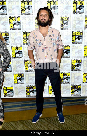 San Diego, USA. 20. Juli 2018. Shazad Latif am Fotoshooting für die CBS TV-Serie Star Trek: Discovery" auf der San Diego Comic-Con International 2018 im Hilton Bayfront Hotel. San Diego, 20.07.2018 | Verwendung der weltweiten Kredit: dpa/Alamy leben Nachrichten Stockfoto