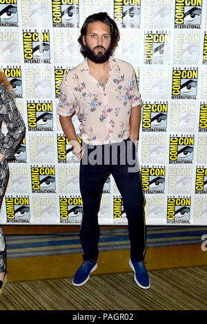 San Diego, USA. 20. Juli 2018. Shazad Latif am Fotoshooting für die CBS TV-Serie Star Trek: Discovery" auf der San Diego Comic-Con International 2018 im Hilton Bayfront Hotel. San Diego, 20.07.2018 | Verwendung der weltweiten Kredit: dpa/Alamy leben Nachrichten Stockfoto