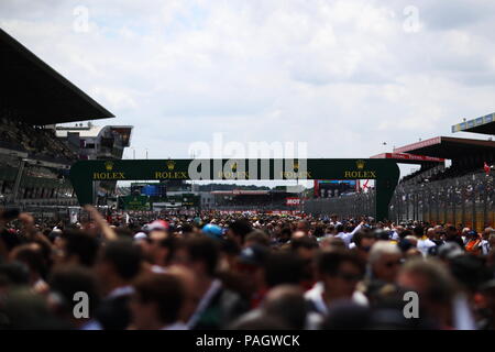 Le Mans, Frankreich. 17 Juni, 2018. Allgemeine Ansicht Motorsport: Le Mans 24 Stunden-Rennen 2018 Circuit des 24 Heures du Mans in Le Mans, Frankreich. Credit: Sho Tamura/LBA SPORT/Alamy leben Nachrichten Stockfoto