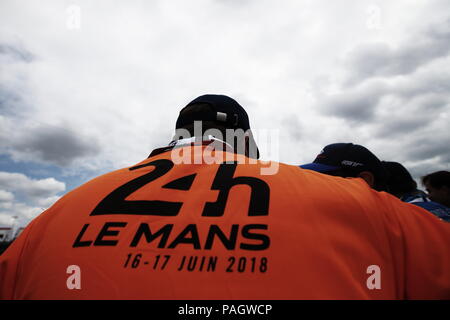 Le Mans, Frankreich. 17 Juni, 2018. Allgemeine Ansicht Motorsport: Le Mans 24 Stunden-Rennen 2018 Circuit des 24 Heures du Mans in Le Mans, Frankreich. Credit: Sho Tamura/LBA SPORT/Alamy leben Nachrichten Stockfoto