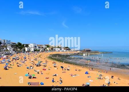 Britische Meer im Sommer. Cranbrook, Kent, Juli 2018 Stockfoto