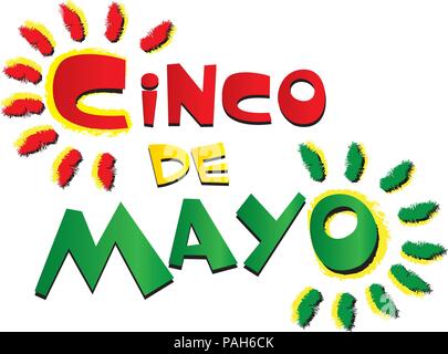 Cinco De Mayo Logo Stock Vektor