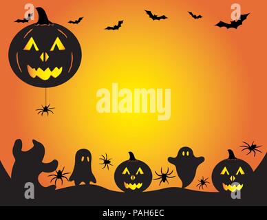 Halloween-Hintergrund Stock Vektor