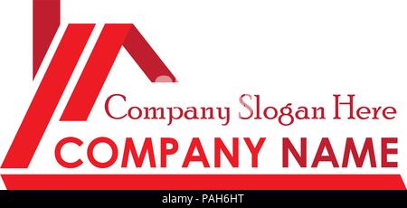 Immobilien-Haus-Logo Stock Vektor