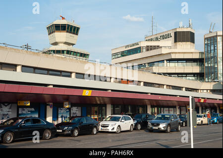 09.06.2018, Berlin, Deutschland, Europa - ein Blick auf dem Berliner Flughafen Tegel. Stockfoto