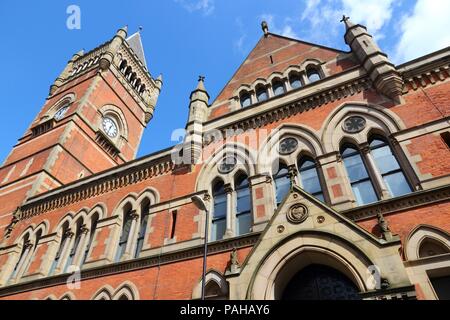 Manchester - Stadt in North West England (UK). Minshull Straße Crown Court. Stockfoto