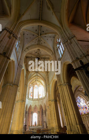 Saint Pierre und Saint Paul Priory Kirche, Souvigny, Allier, Auvergne-Rhone-Alpes, Frankreich Stockfoto