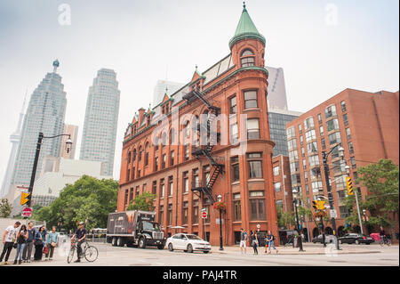 Die gooderham Gebäude, Toronto, Ontario. Stockfoto