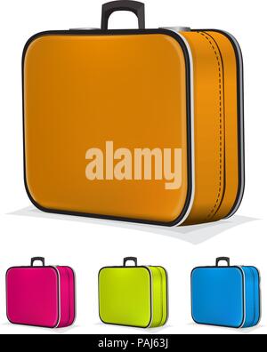 Vintage Koffer set Stock Vektor