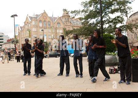 Der Reverend Jessie Jackson besucht Sheffield im Jahr 2007 Stockfoto