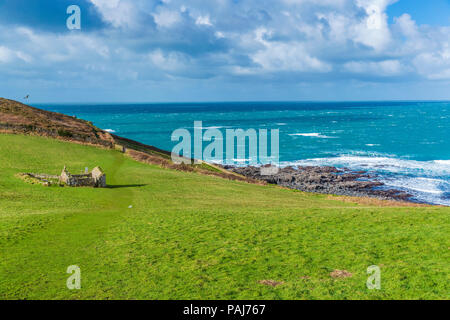 Cape Cornwall, St. Nur, Cornwall, England, Vereinigtes Königreich, Europa. Stockfoto