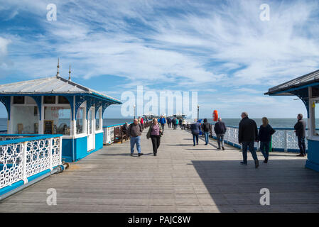 Pier von Llandudno, Llandudno, North Wales, UK. Stockfoto