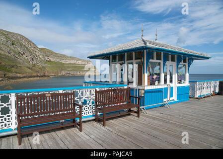 Pier von Llandudno, Llandudno, North Wales, UK. Stockfoto