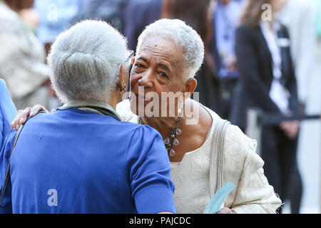 Familien der Windrush generation und Politiker teilnehmen am Westminster Abbey ein Service von Thanksgiving am 70. Jahrestag der Landung des Empire Windrush MV am 22. Juni 1948 in Tilbury Docks mit 492 Karibik Passagiere. Mit: Gast Wo: London, Großbritannien Wann: 22 Jun 2018 Credit: Dinendra Haria/WANN Stockfoto