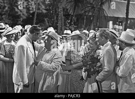 Zwischen Hamburg und Haiti, Deutschland 1940, Regie: Erich Waschneck, Darsteller: Gustav Knuth (links) Stockfoto