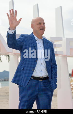 Schriftsteller Harlan Coben, CanneSeries Festival 2018 Jury Präsident (2018/04/07) Stockfoto