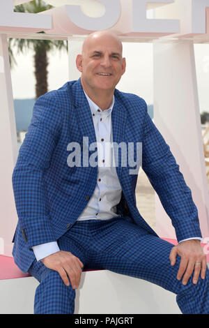 Schriftsteller Harlan Coben, CanneSeries Festival 2018 Jury Präsident (2018/04/07) Stockfoto