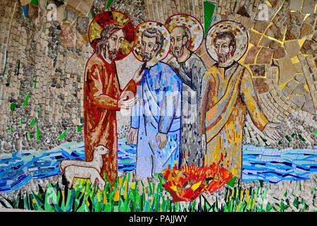 Pedro, liebst du mich?- Heiligtum von Polloc in Cajamarca. Abteilung von Cajamarca PERU Stockfoto