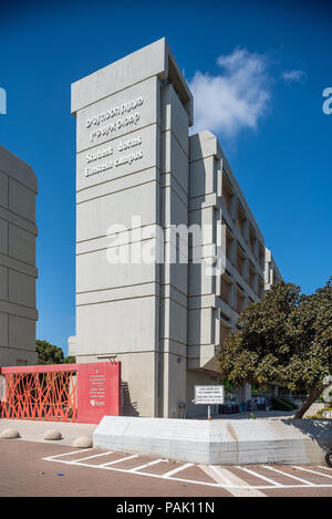 Israel, Ramat Aviv - vom 20. Juli 2018: die Universität Tel Aviv - Studentenwohnheime Einstein Campus Stockfoto