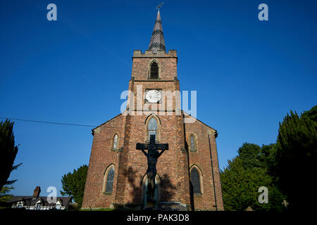 Chelford Gemeinde in Cheshire, England, St. Johannes Evangelist Kirche aufzubauen Wahrzeichen Stockfoto