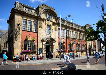 Blackbun Stadtzentrum in Lancashire, Blackburn's ehemalige General Post Office, Grand, Edwardian jetzt die Post um eine große Wetherspoon Pub Stockfoto