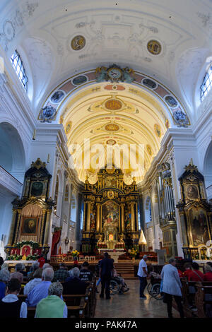 Altötting: Kirche Basilika St. Anna in Deutschland, Bayern, Bayern, Oberbayern, Oberbayern Stockfoto