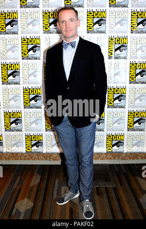 Marc Evan Jackson am Fotoshooting für die NBC TV-Serie "Der gute Ort" auf der San Diego Comic-Con International 2018 im Hilton Bayfront Hotel. San Diego, 21.07.2018 | Verwendung weltweit Stockfoto